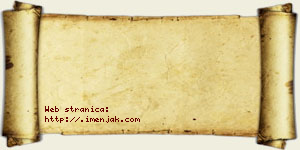 Anđa Zafirović vizit kartica